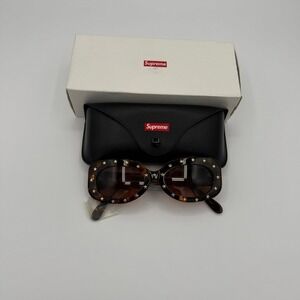 Supreme Royale Sunglasses Brown Tortoise Gold Star New York Designer
